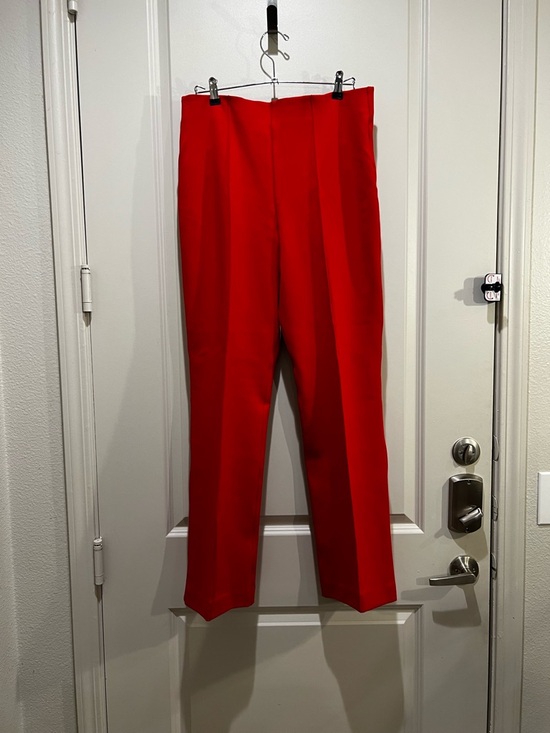 SPANX Perfect Collection Ponte Micro Flare Pants True Red XL - Picture 4 of 7